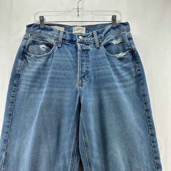Universal Thread Women's Mid-Rise 90’s Baggy Jeans - Medium Wash - Picture 3 of 12